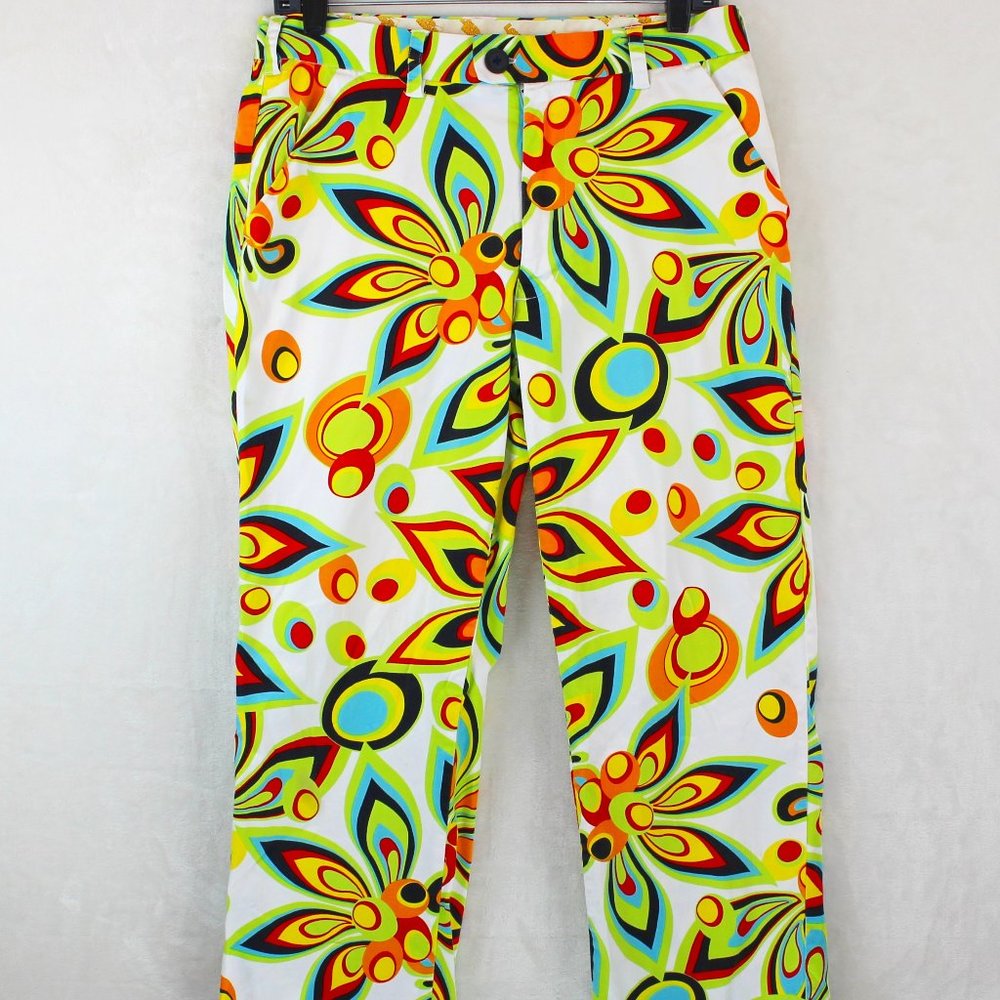 Loudmouth Golf Psychedelic Pants (32 W x 31 L)